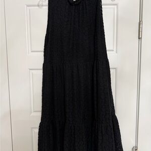 Lily Pulitzer Elegant Black Lace Midi Dress